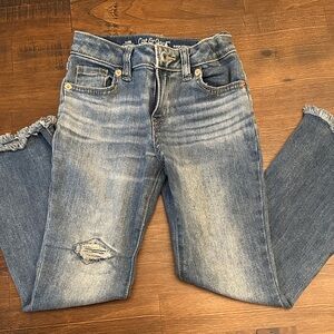 Cat & Jack Distressed super stretch flare jeans